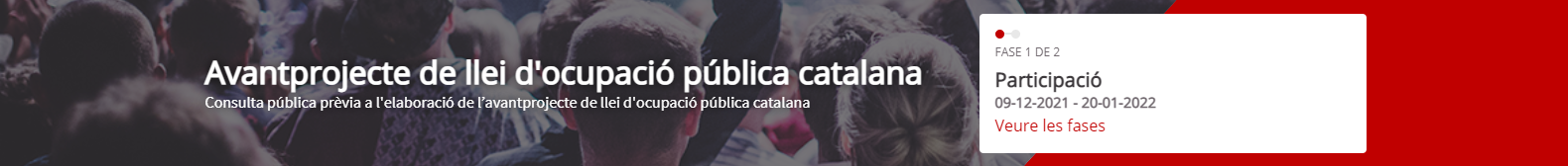 Avantprojecte de llei d’ocupació pública catalana (Acció #ONÉSLANTROPOLOGIA)